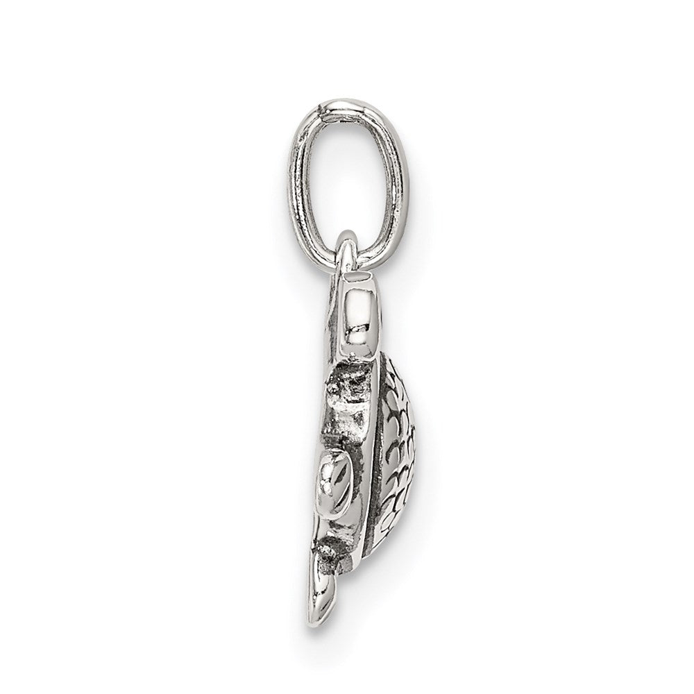 Sterlingsilber Antikisiert Schildkröte Charm