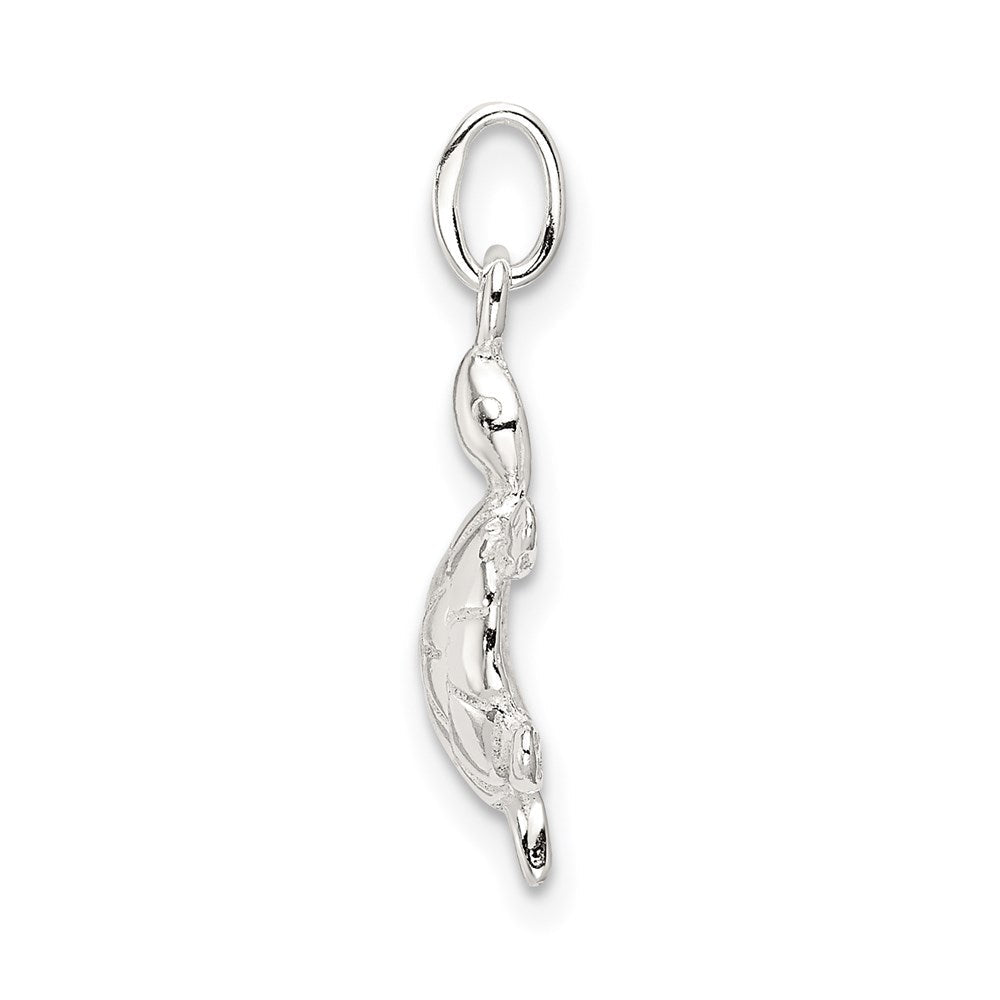 Sterlingsilber Poliert Schildkröte Charm