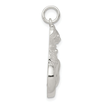 Sterlingsilber Katze Charm