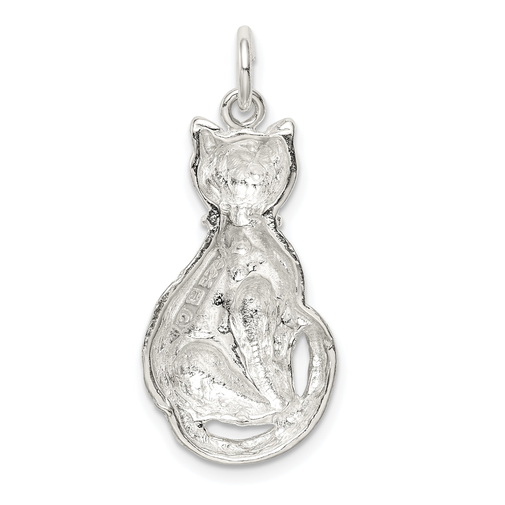 Sterlingsilber Katze Charm