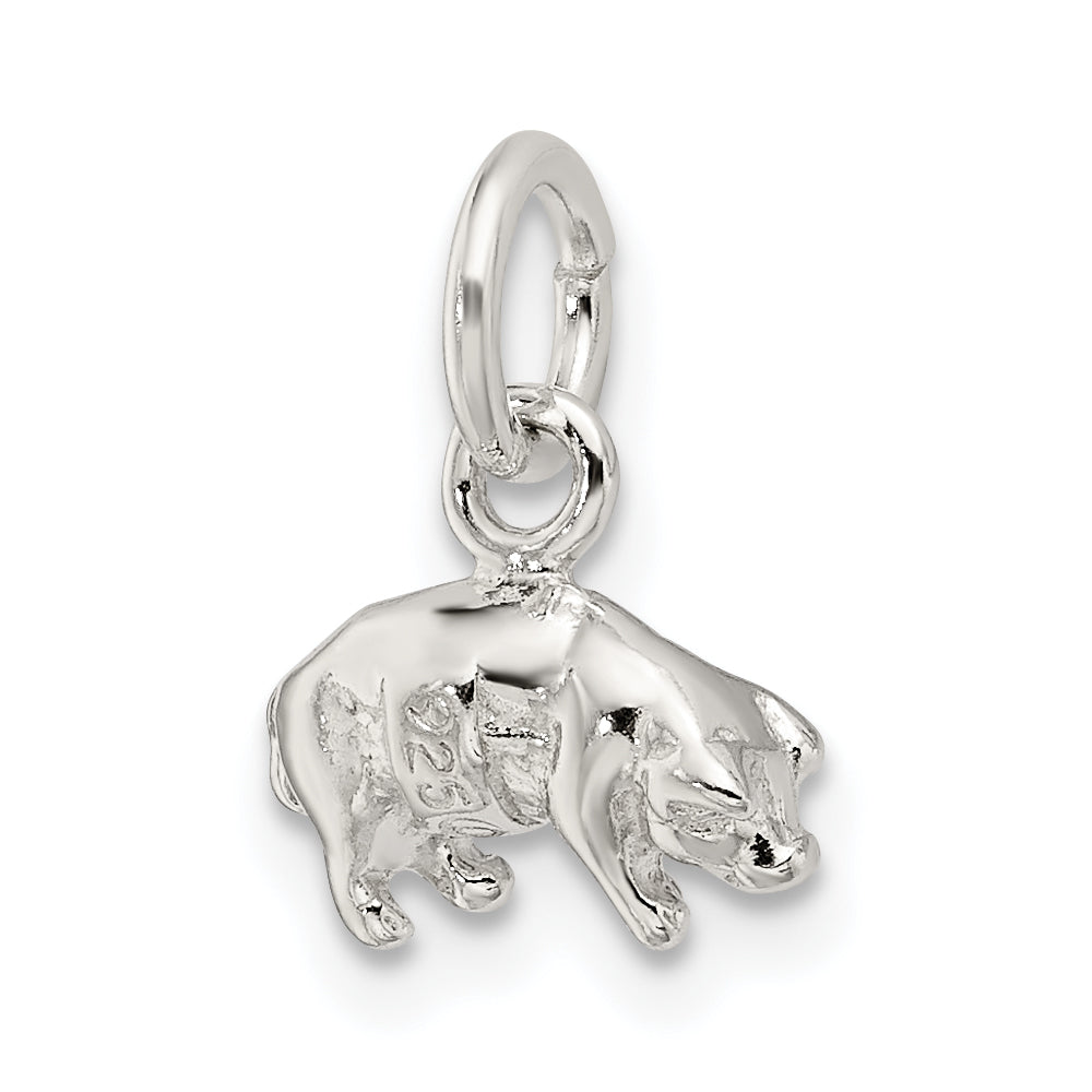 Sterlingsilber Pig Charm
