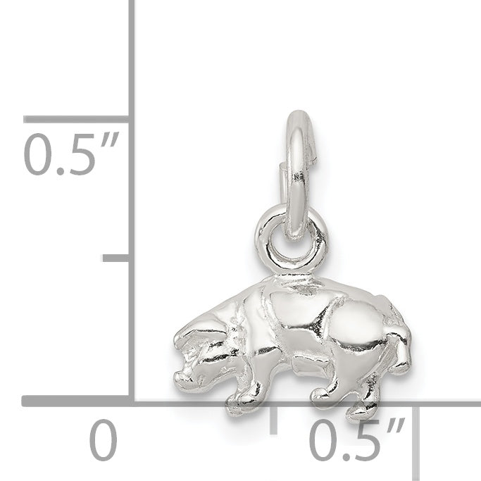 Sterlingsilber Pig Charm