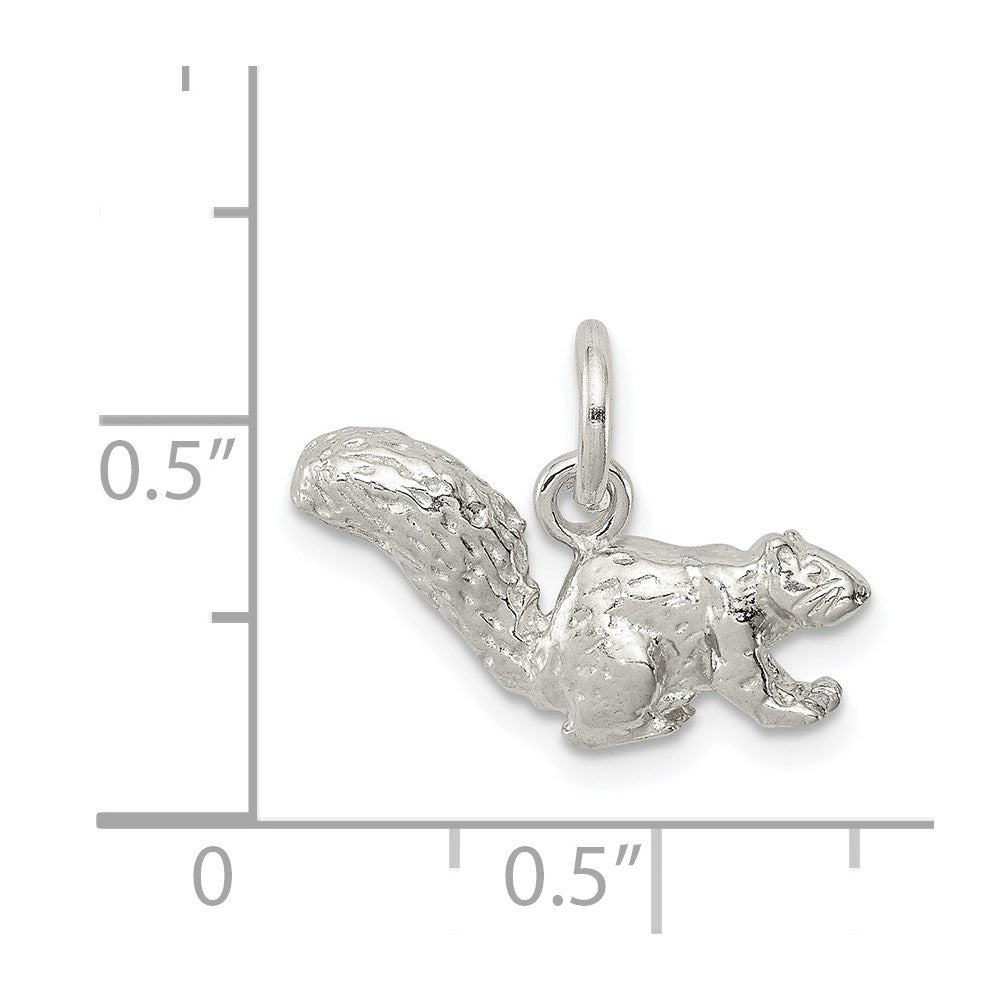 Sterlingsilber Squirrel Charm