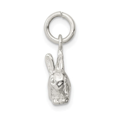Sterlingsilber 3-d Hase Charm
