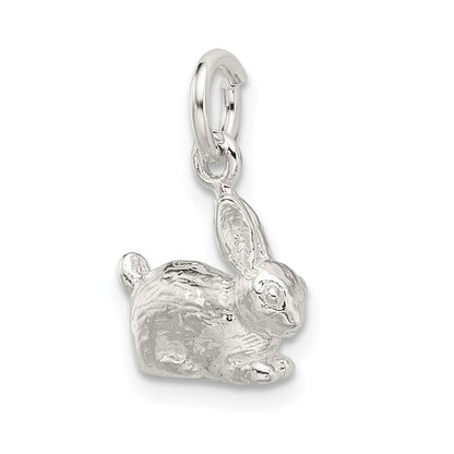Sterlingsilber 3-d Hase Charm