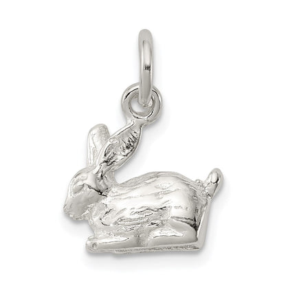 Sterlingsilber 3-d Hase Charm