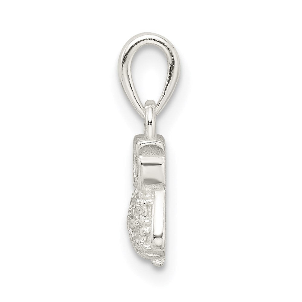 Sterlingsilber Zirkonia Eule Anhänger