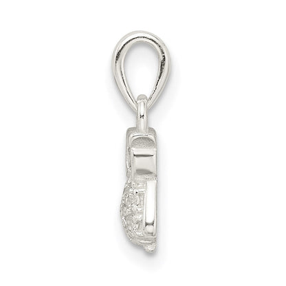 Sterlingsilber Zirkonia Eule Anhänger