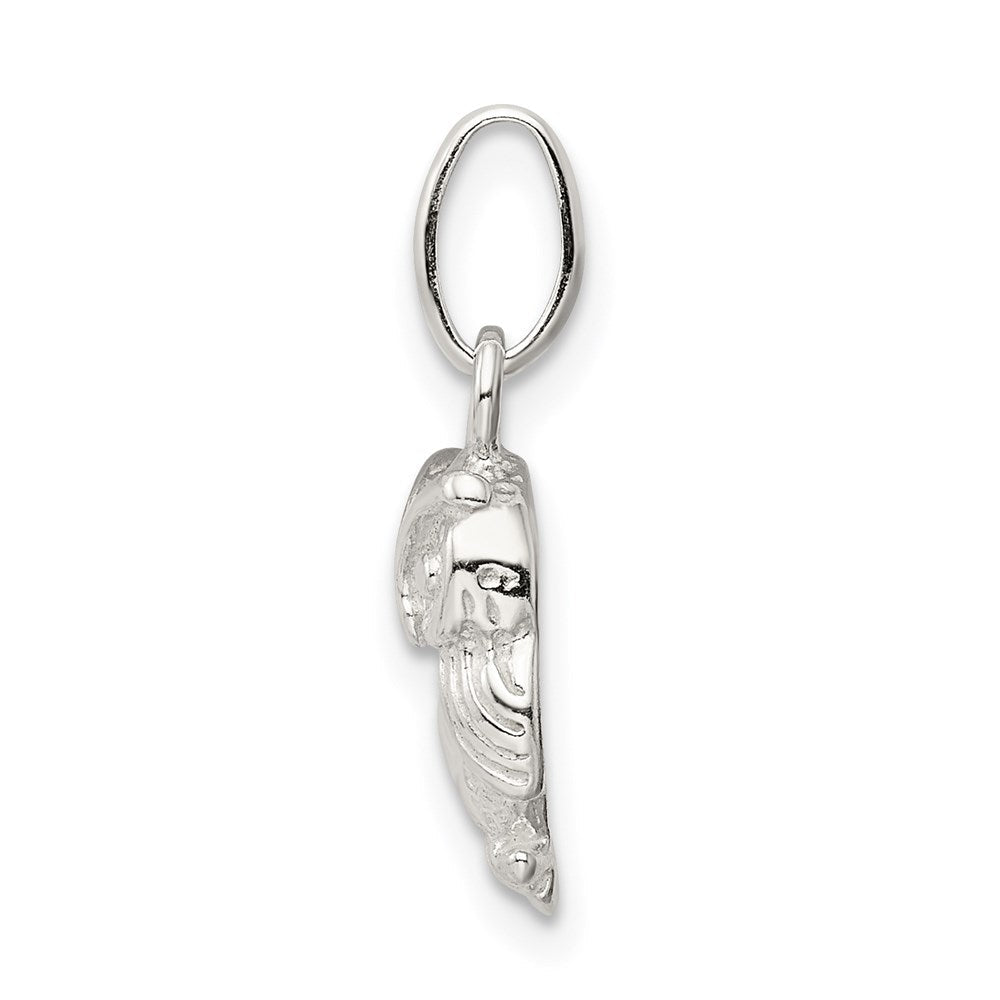 Sterlingsilber Poliert Eule Charm