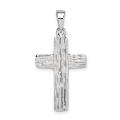 Sterlingsilber Rhodiniert Kreuz Anhänger