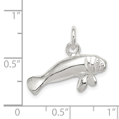 Sterlingsilber Manatee Charm
