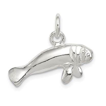 Sterlingsilber Manatee Charm