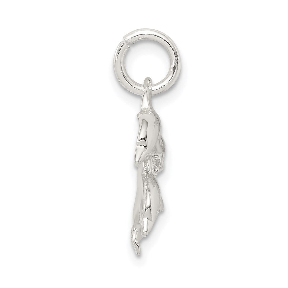 Sterlingsilber Dolphins Charm