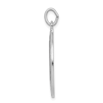 Sterlingsilber Rhodiniert Emaille St. Christopher Medaille