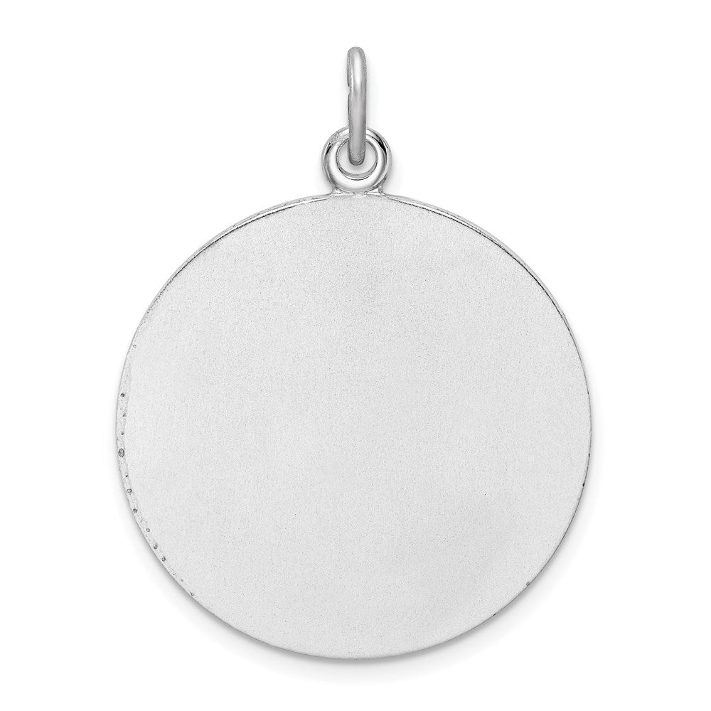 Sterlingsilber Rhodiniert Emaille St. Christopher Medaille