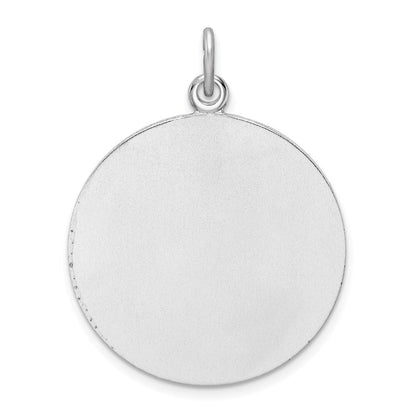 Sterlingsilber Rhodiniert Emaille St. Christopher Medaille
