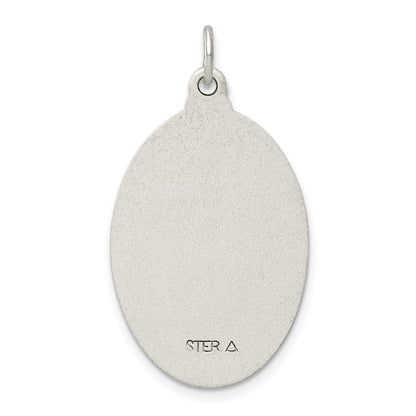 Sterlingsilber Antikisiert St. Joseph Medaille