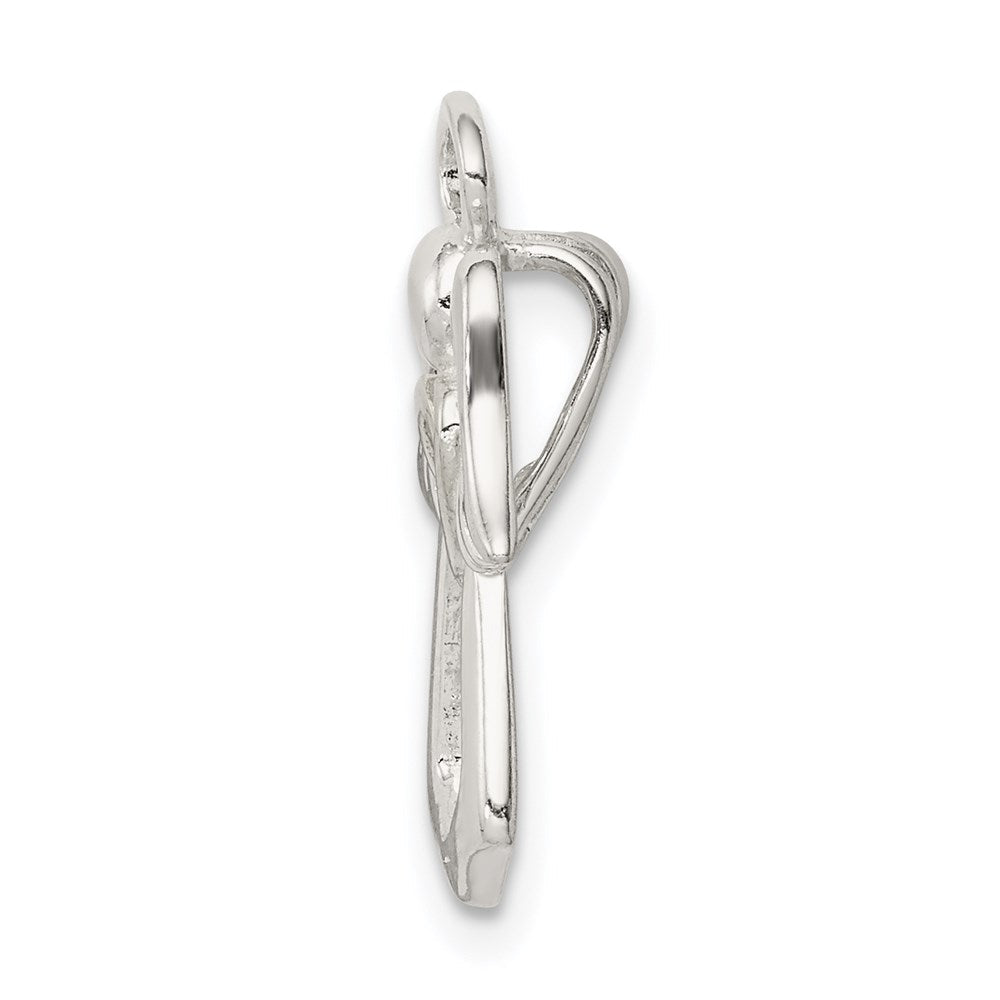 Sterlingsilber & Goldfarben Engel Kette Anhänger