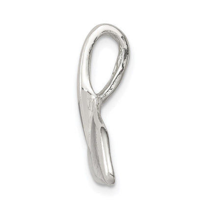 Sterlingsilber Wal Schwanz Charm