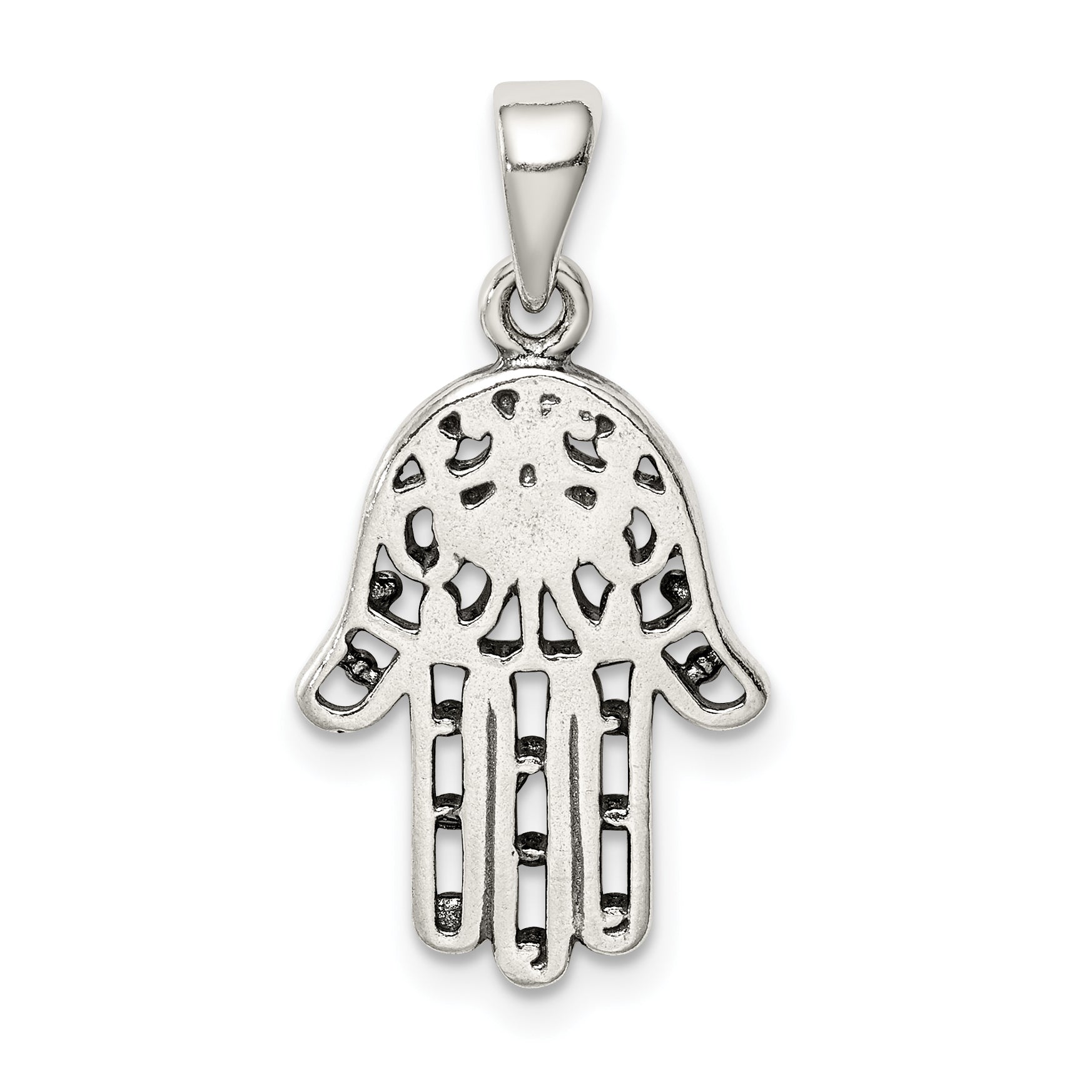 Sterlingsilber Antikisiert Hamsa Anhänger