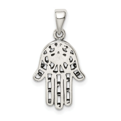 Sterlingsilber Antikisiert Hamsa Anhänger