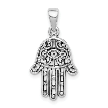 Sterlingsilber Antikisiert Hamsa Anhänger