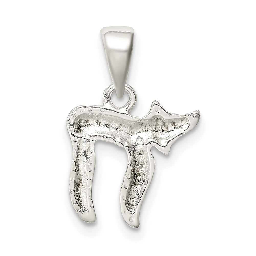 Sterlingsilber Poliert Chai Symbol