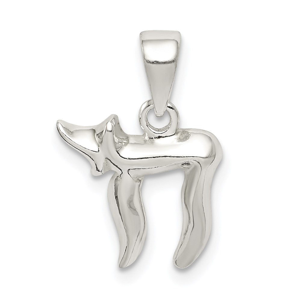 Sterlingsilber Poliert Chai Symbol