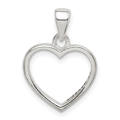 Sterlingsilber Emaille Liebe You Mama Herz Anhänger