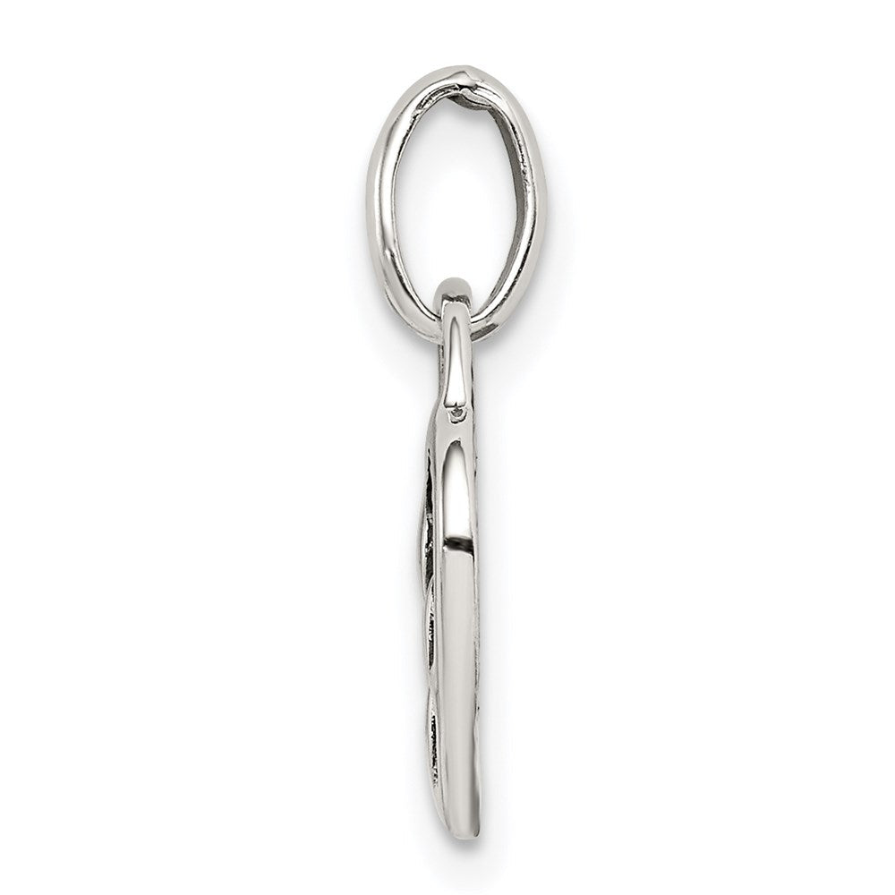 Sterlingsilber Antik Herz Charm