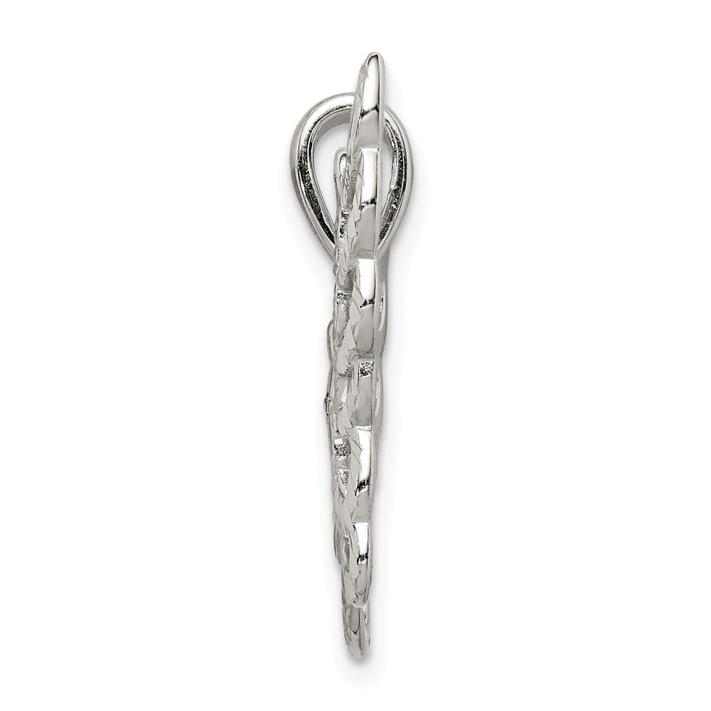 Sterlingsilber Diamantiert Schmetterling Anhänger