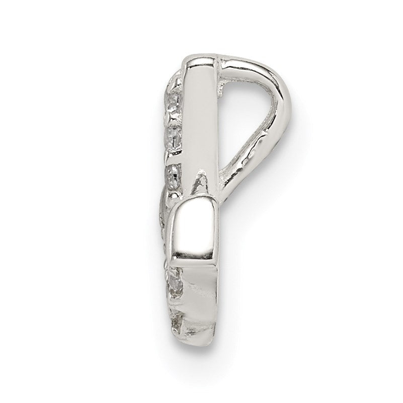 Sterlingsilber Zirkonia Anker Kette Anhänger