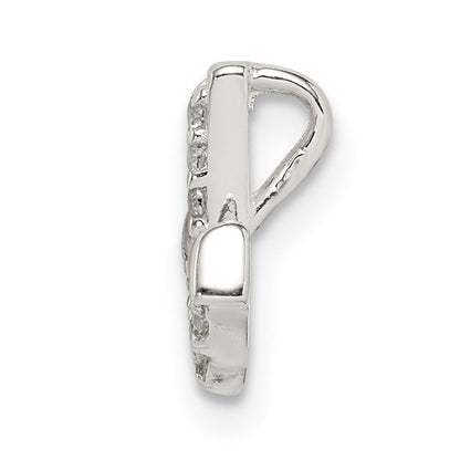 Sterlingsilber Zirkonia Anker Kette Anhänger