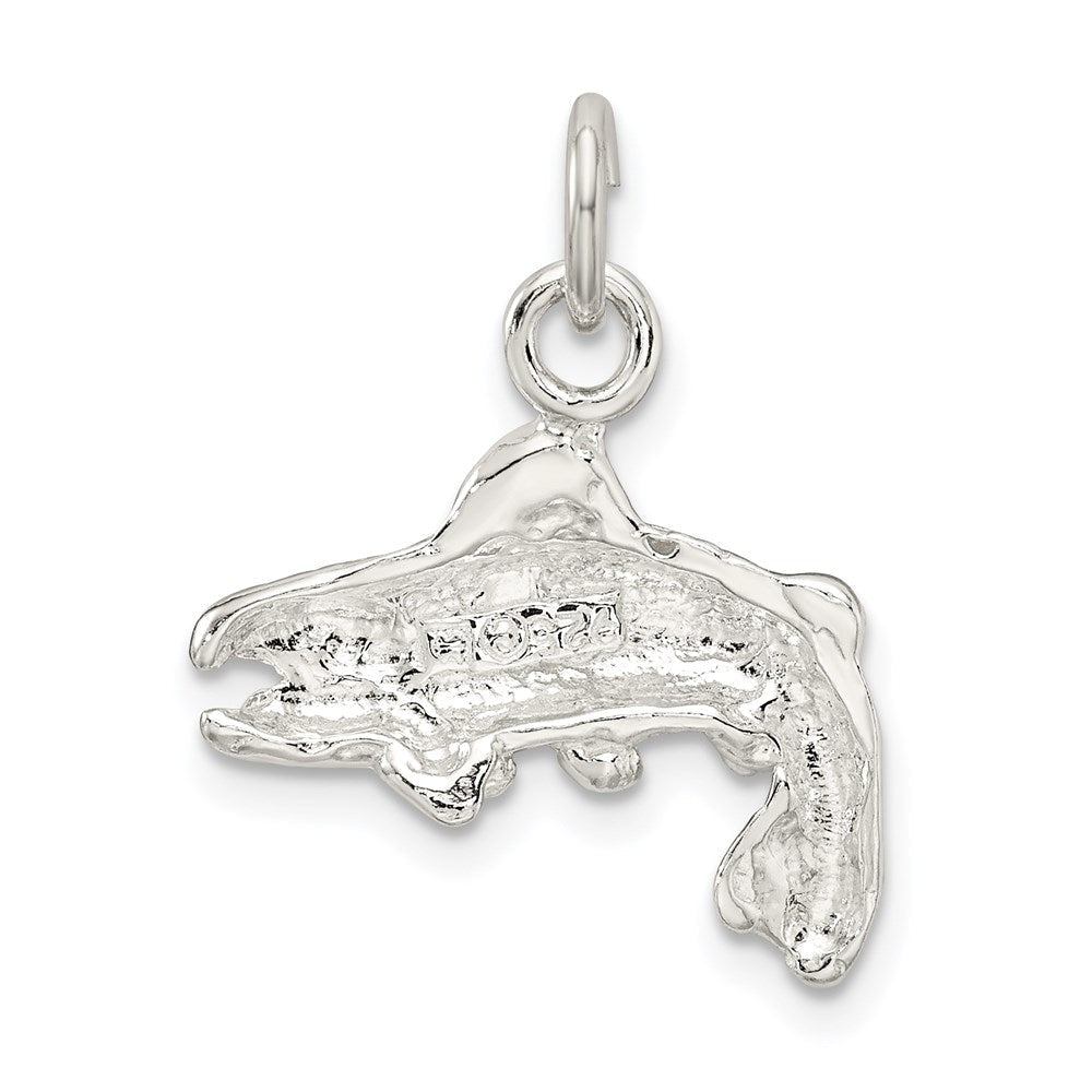 Sterlingsilber Fisch Charm