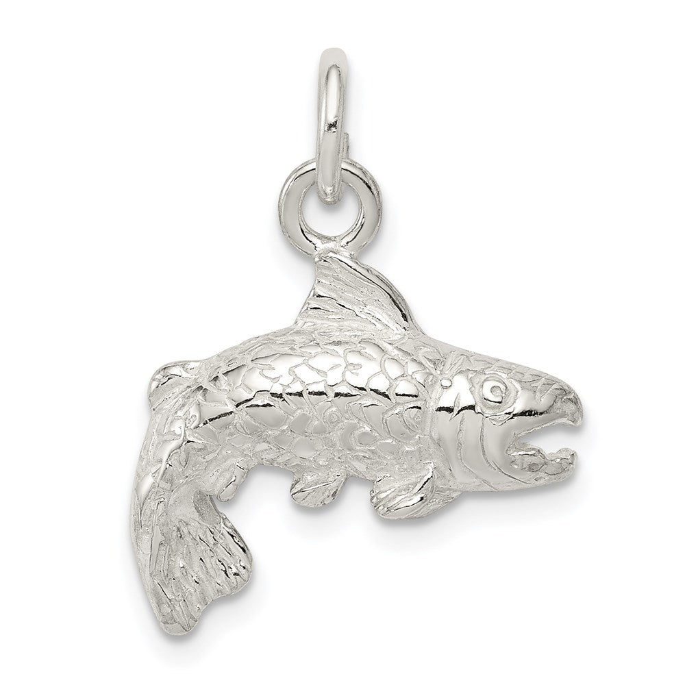 Sterlingsilber Fisch Charm