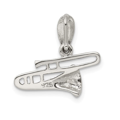 Sterlingsilber Antikisiert Markasit & Schwarz Epoxid Trombone Anhänger