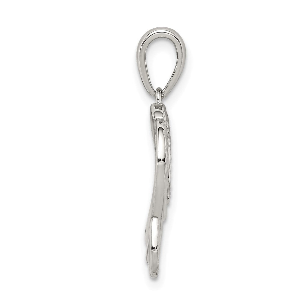 Sterlingsilber Diamantiert Elefant Anhänger