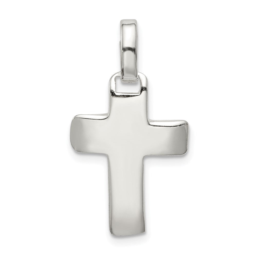 Sterlingsilber Poliert Kreuz Anhänger