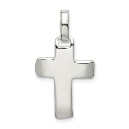 Sterlingsilber Poliert Kreuz Anhänger
