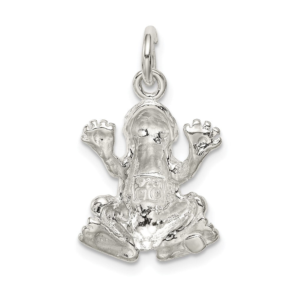 Sterlingsilber Frosch Charm