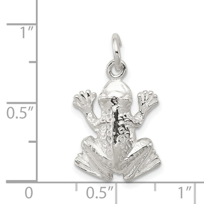 Sterlingsilber Frosch Charm