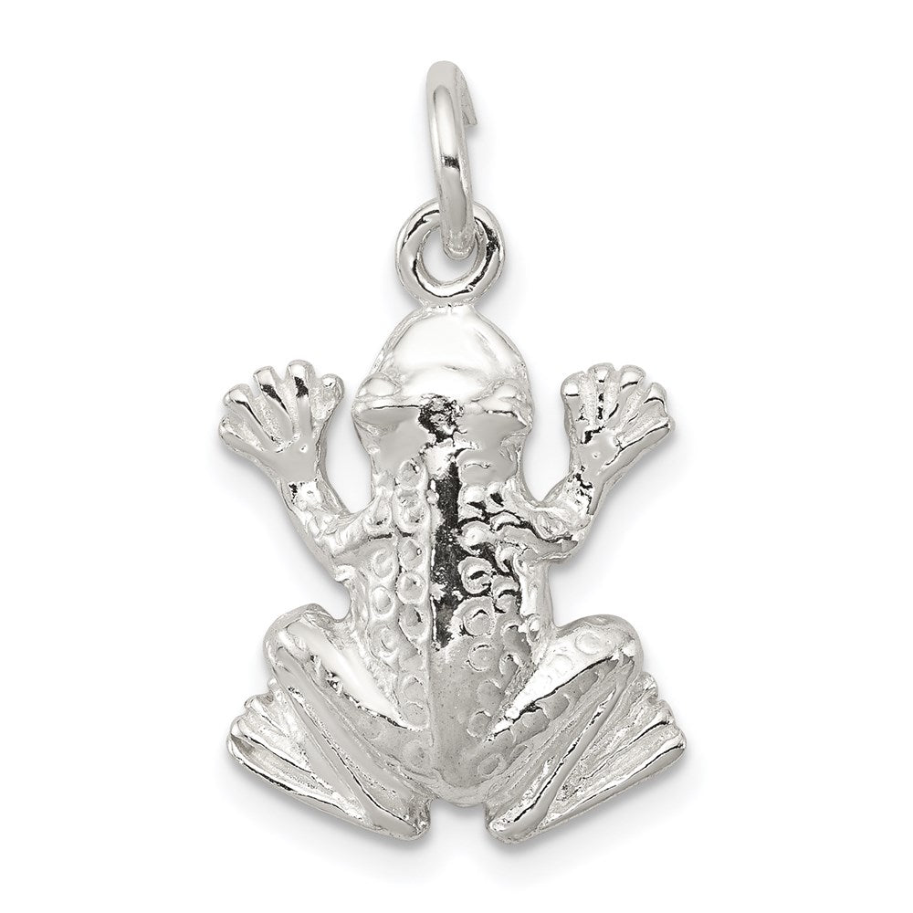 Sterlingsilber Frosch Charm