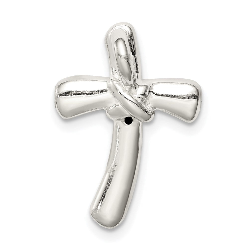 Sterlingsilber Glitzer Infused Kreuz Kette Anhänger