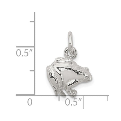 Sterlingsilber Frosch Charm