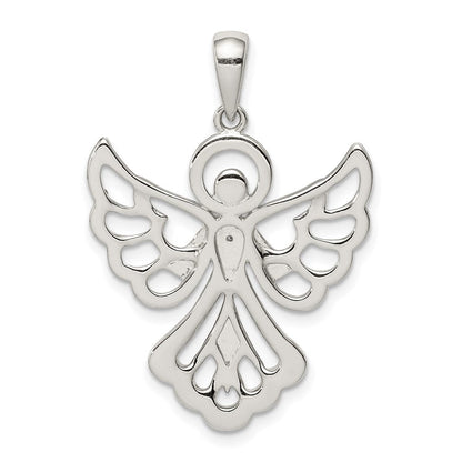 Sterlingsilber Diamant & Diamantiert Engel Anhänger