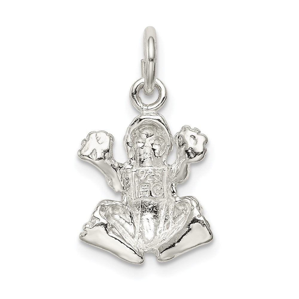Sterlingsilber Frosch Charm
