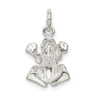 Sterlingsilber Frosch Charm