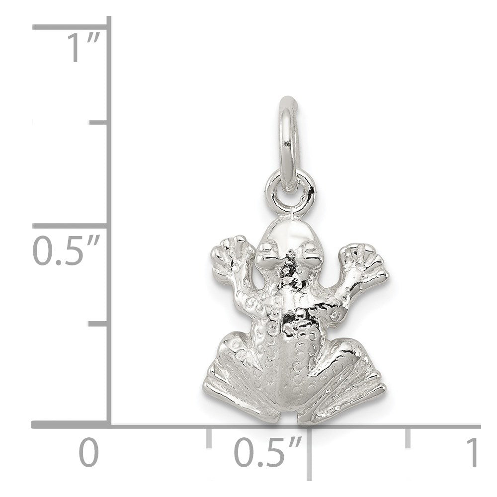 Sterlingsilber Frosch Charm