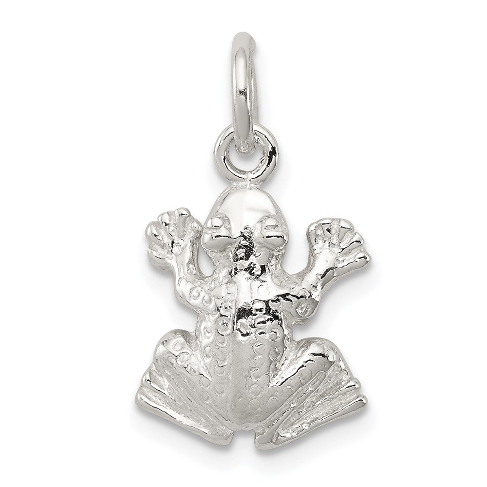 Sterlingsilber Frosch Charm
