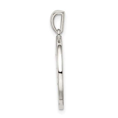 Sterlingsilber Rhodiniert & Zirkonia Aries Tierkreis Anhänger